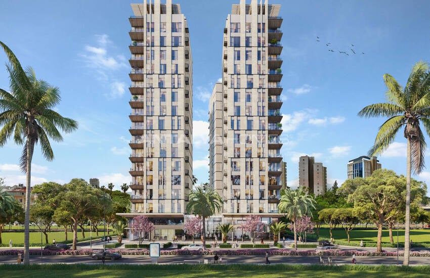 آپارتمان های 3 خوابه با دید دریا در نزدیکی امکانات رفاهی در موراتپاشا آنتالیا 3