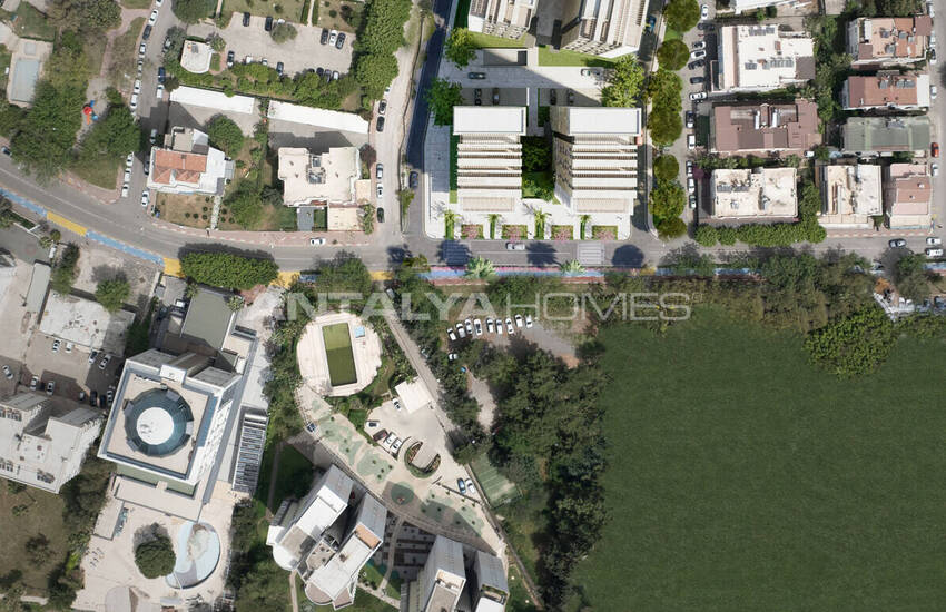 آپارتمان های 3 خوابه با دید دریا در نزدیکی امکانات رفاهی در موراتپاشا آنتالیا 5