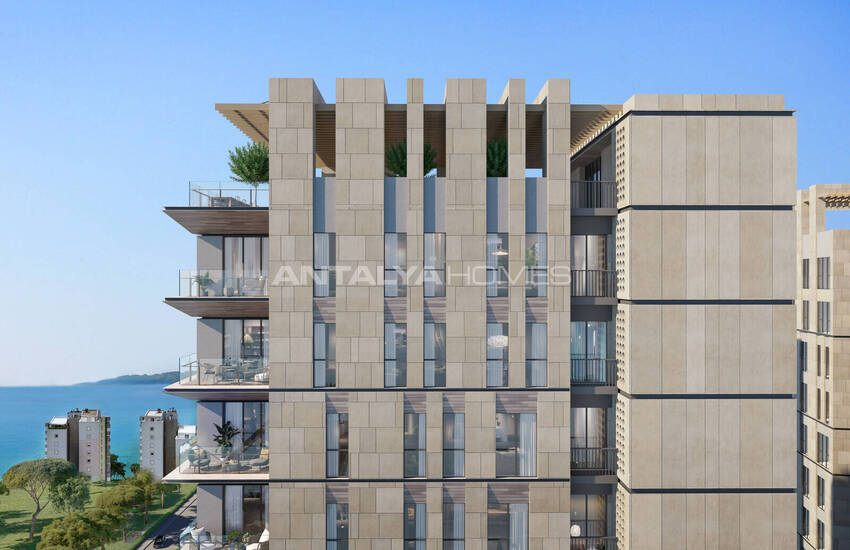 آپارتمان های 3 خوابه با دید دریا در نزدیکی امکانات رفاهی در موراتپاشا آنتالیا 6