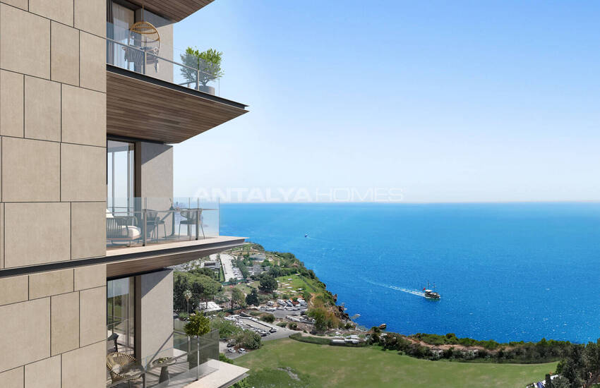 Antalya Muratpaşa'da Deniz Manzaralı 3+1 Daireler 4