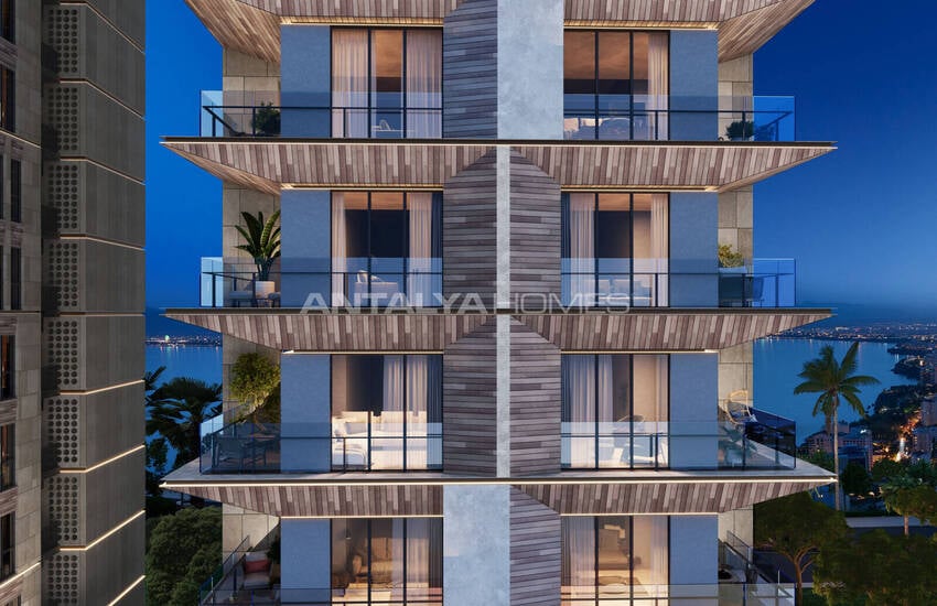 Antalya Muratpaşa'da Deniz Manzaralı 3+1 Daireler 8