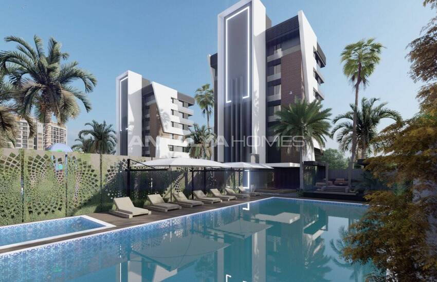 2-bedroom Real Estate Near the Tram Station in Kepez Antalya