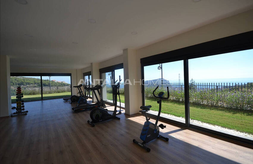 Квартира С Видом На Море И Город В Алании Тепе 6