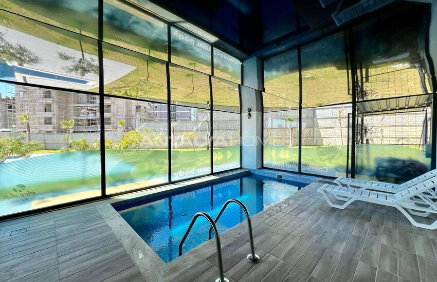Chic Flats in a Complex with Rich Amenities in Alanya Avsallar 9