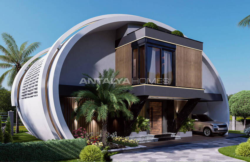 Maisons Élégantes Avec Piscines Et Jardins À Kargicak Alanya 6