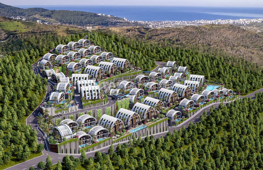 Maisons Élégantes Avec Piscines Et Jardins À Kargicak Alanya 8