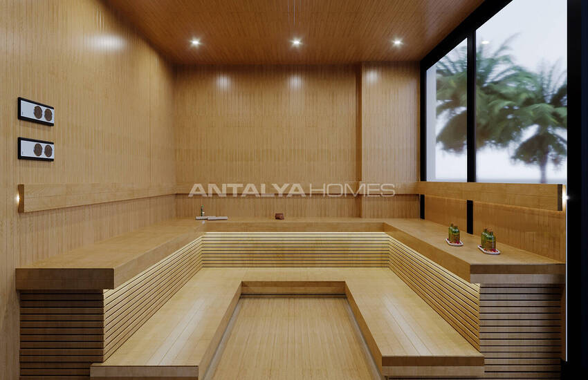 Flats in a Complex with Natural Environment in Alanya Oba 11