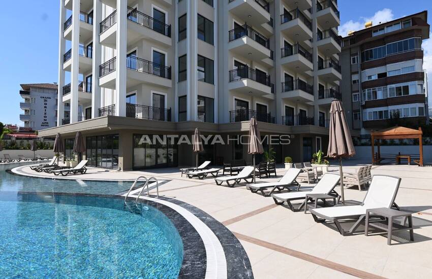 Eleganta Lägenheter I Ett Komplex Med Pool I Oba Alanya 1