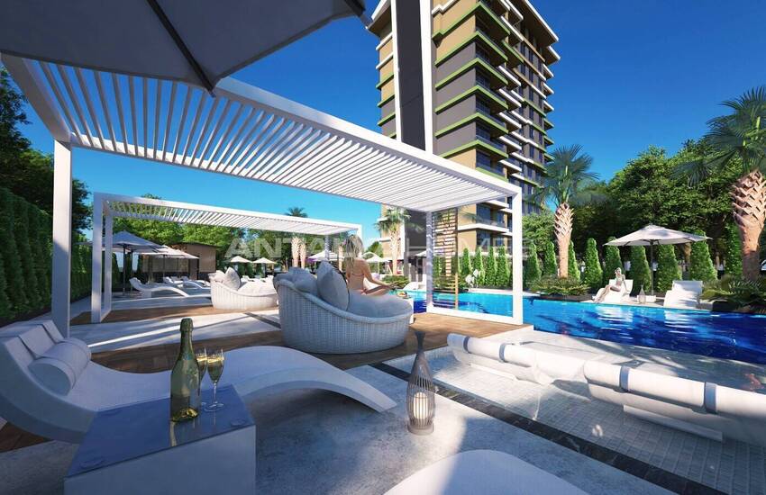 Lägenheter Vid Havet I Ett Komplex Med Rika Faciliteter I Alanya 2