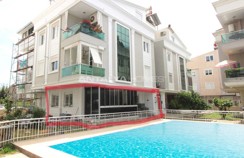 Partially Furnished Flat Close to the Beach in Muratpasa Antalya