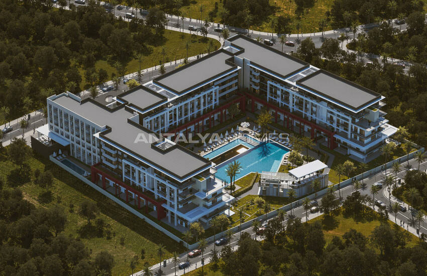 Appartementen In Een Complex Nabij Luchthaven In Kepez Antalya 4