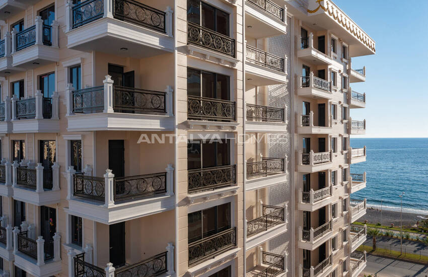 Appartementen In Een Complex Met Uitzicht Op Zee In Alanya