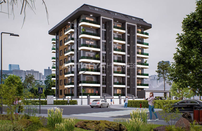 Flats in a Complex Near the Sea in Alanya