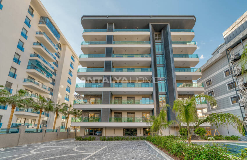 شقق في مجمع بالقرب من البحر في ألانيا 3