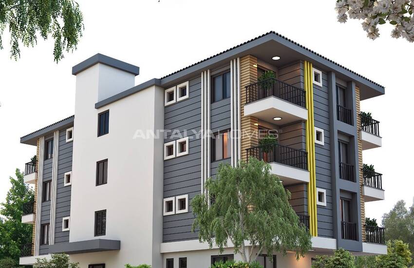 Стильные Квартиры С 2 Спальнями И Ванной Комнатой В Кепез Анталии 1