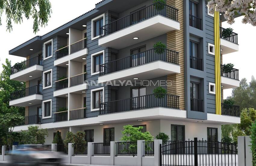 Стильные Квартиры С 2 Спальнями И Ванной Комнатой В Кепез Анталии 2