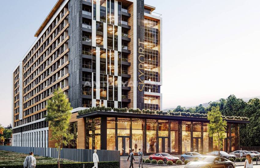 Stylish Offices in the 11-storey Sky Port Project in Kepez Antalya 11