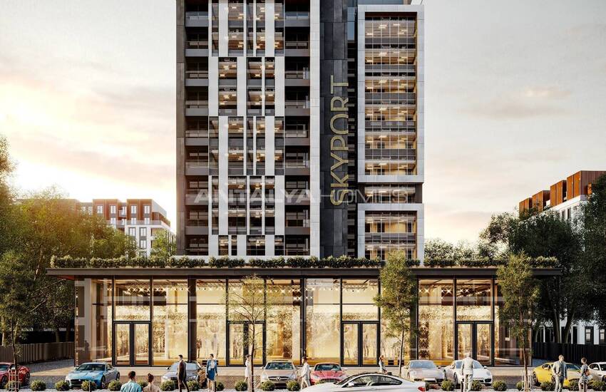 Stylish Offices in the 11-storey Sky Port Project in Kepez Antalya 4