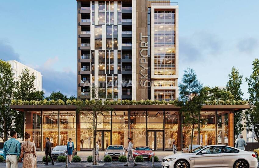 Stylish Offices in the 11-storey Sky Port Project in Kepez Antalya 6