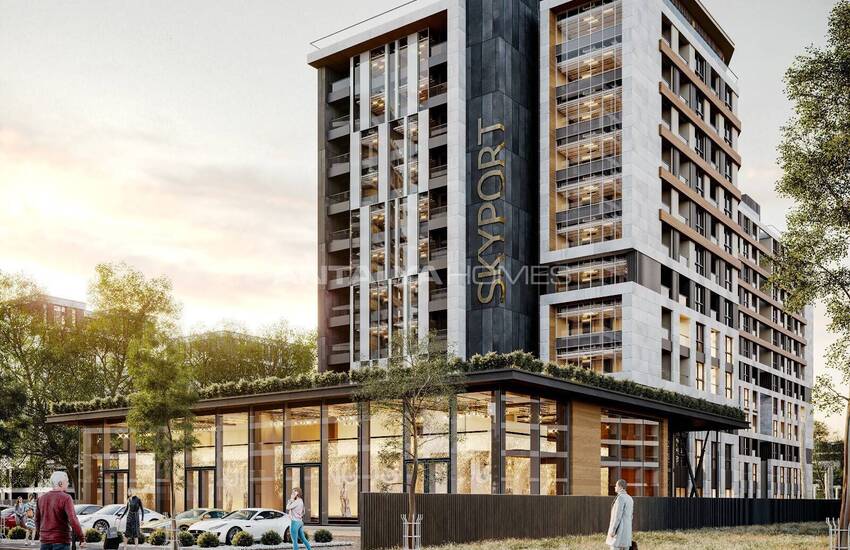 Stylish Offices in the 11-storey Sky Port Project in Kepez Antalya 8