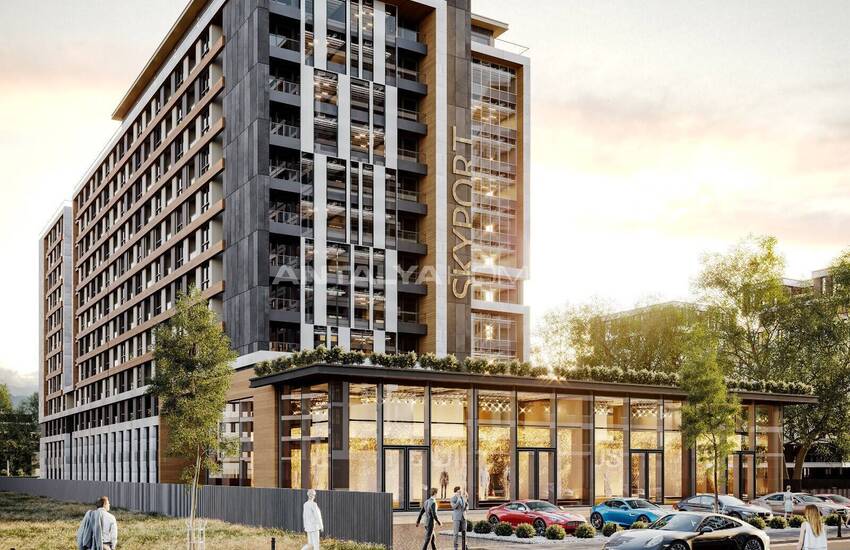 Stylish Offices in the 11-storey Sky Port Project in Kepez Antalya 1