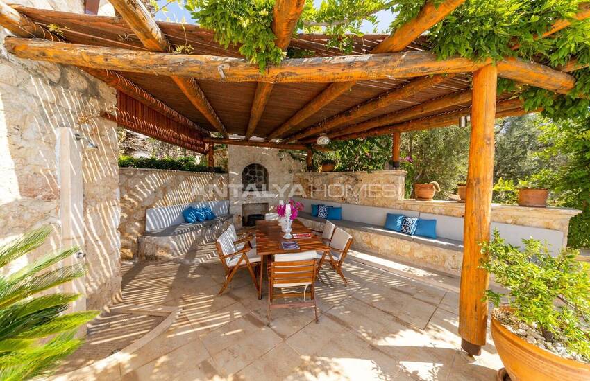 Villa Individuelle De 4 Chambres Avec Piscine À Kalkan Antalya 23