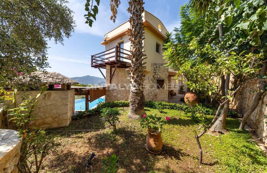 Villa Individuelle De 4 Chambres Avec Piscine À Kalkan Antalya 16