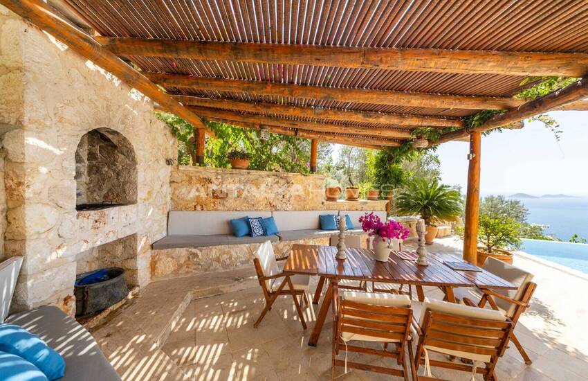 Villa Individuelle De 4 Chambres Avec Piscine À Kalkan Antalya 20