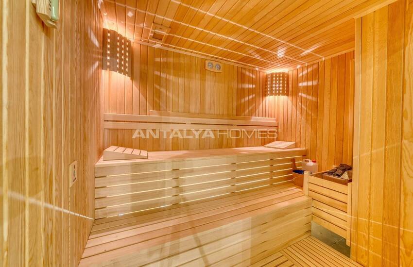 Alanya'da Havuzlu Sitede Eşyalı Deniz Manzaralı Daireler 5