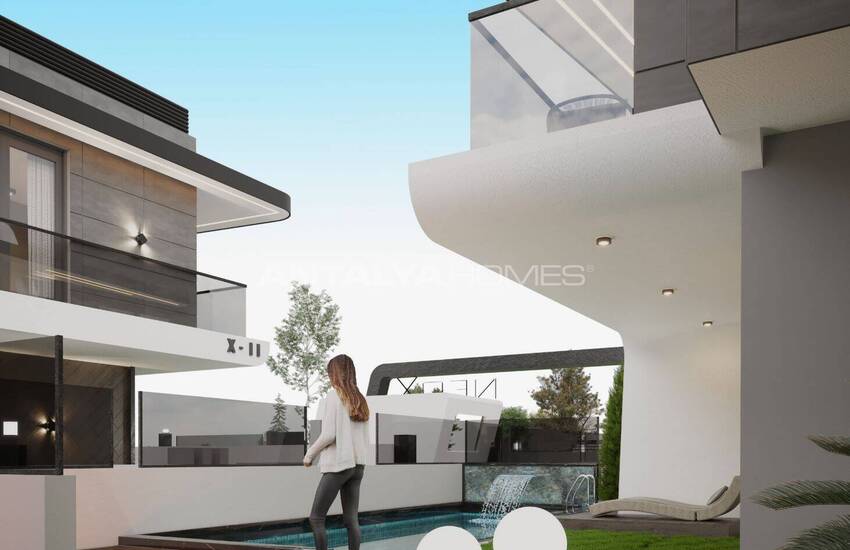 Villas Avec Piscines Privées Près De La Mer À Muratpaşa Antalya 15