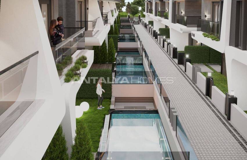 Villas Avec Piscines Privées Près De La Mer À Muratpaşa Antalya 14