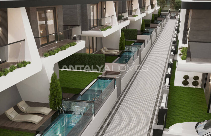 Villas with Private Pools Near the Sea in Muratpaşa Antalya 17