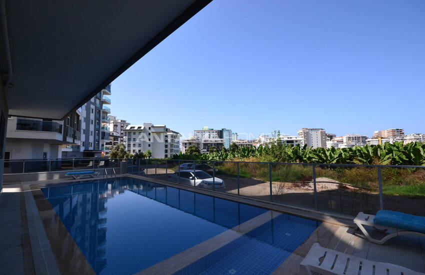 Furnished Flat with City and Mountain View in Alanya Mahmutlar 11