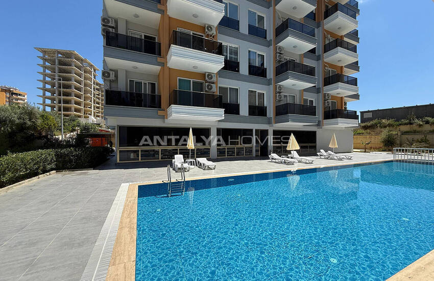 Appartement Prêt Dans Un Complexe Avec Piscine À Alanya Avsallar 2