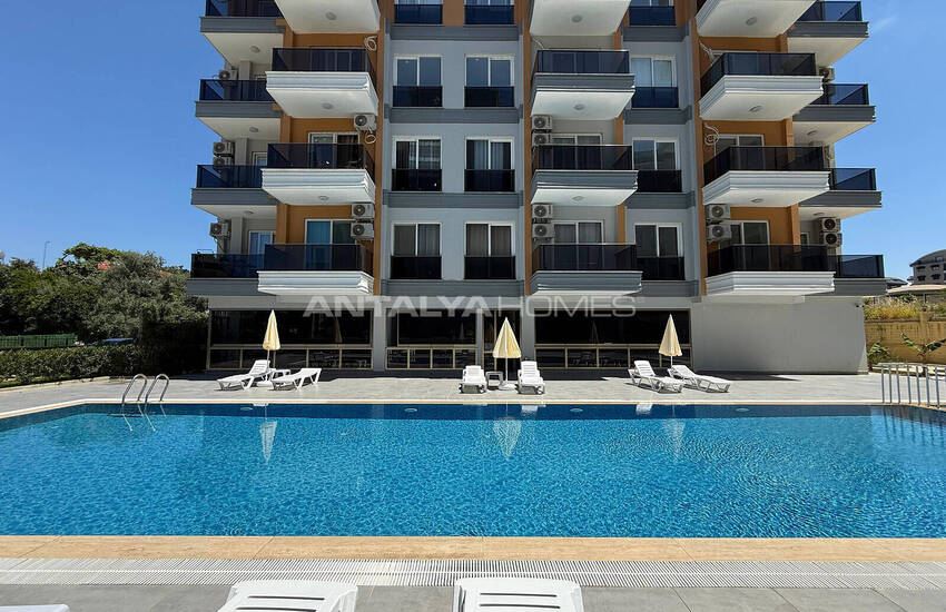 Appartement Prêt Dans Un Complexe Avec Piscine À Alanya Avsallar 3