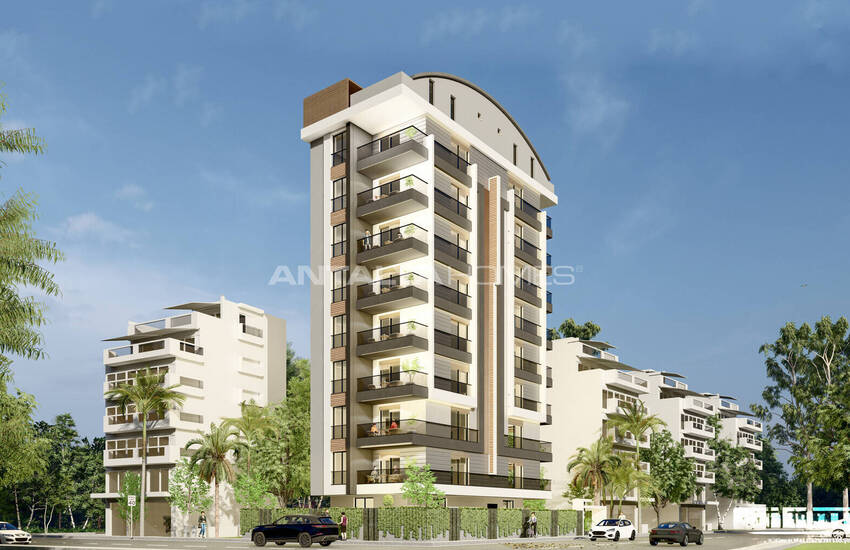 Newly-built Flats in a Complex in Muratpasa Antalya