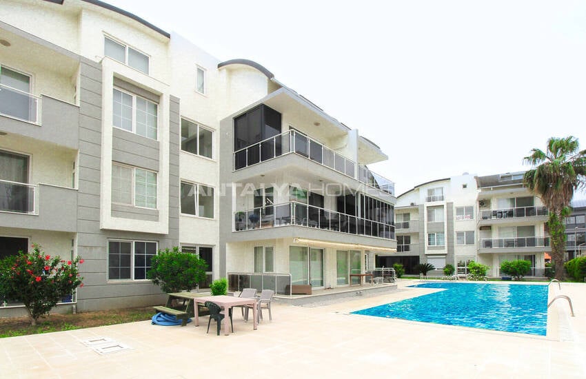 1-slaapkamer Appartement In Een Complex Met Zwembad In Belek Antalya