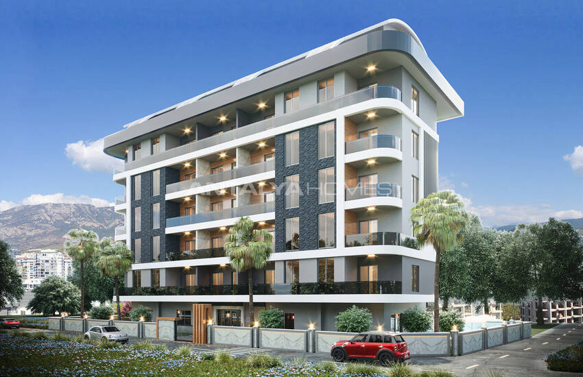 Apartments in a Well-designed Project Near the Sea in Alanya 1