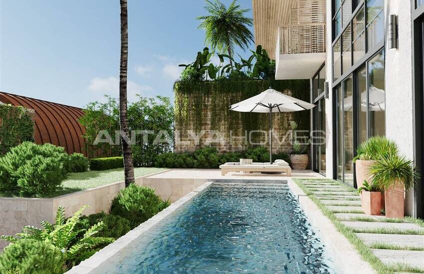 Appartements En Complexe Avec Piscine Et Parking À Alanya Tepe 13