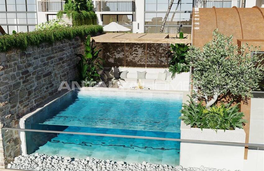 Appartements En Complexe Avec Piscine Et Parking À Alanya Tepe 14