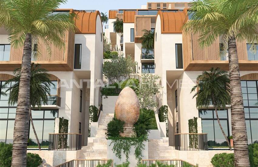 Appartements En Complexe Avec Piscine Et Parking À Alanya Tepe 2