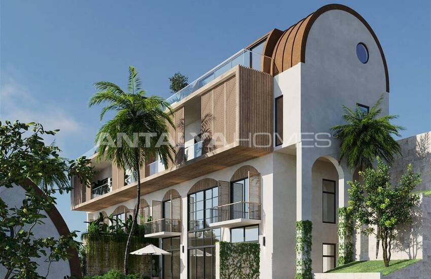 Appartements En Complexe Avec Piscine Et Parking À Alanya Tepe 3
