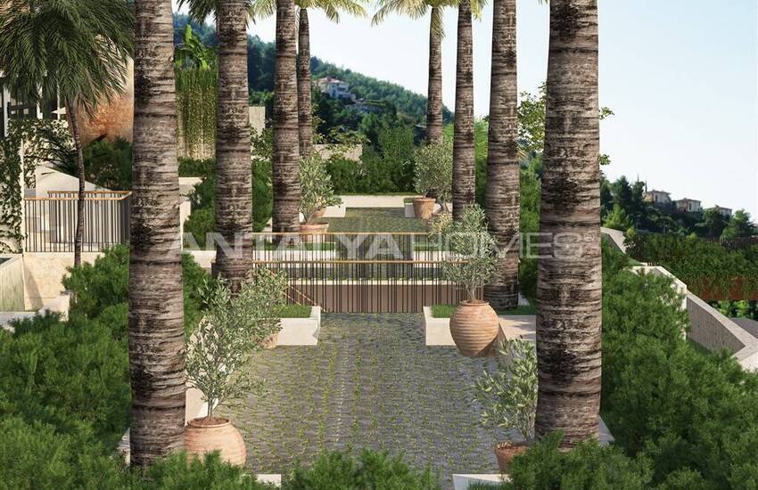 Appartements En Complexe Avec Piscine Et Parking À Alanya Tepe 7