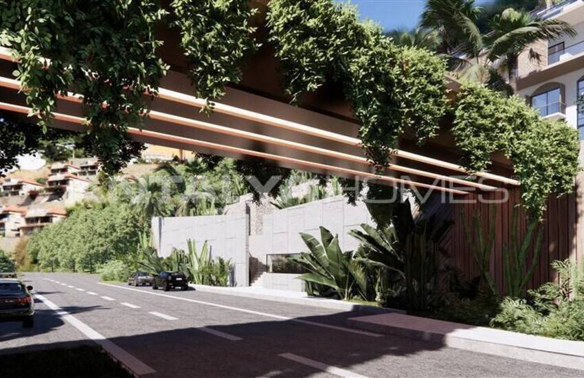 Appartements En Complexe Avec Piscine Et Parking À Alanya Tepe 8