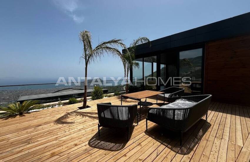Panoramic Sea View Smart Villas in Alanya Tepe 7