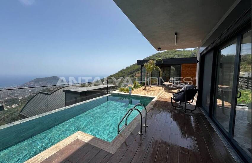 Panoramic Sea View Smart Villas in Alanya Tepe 5