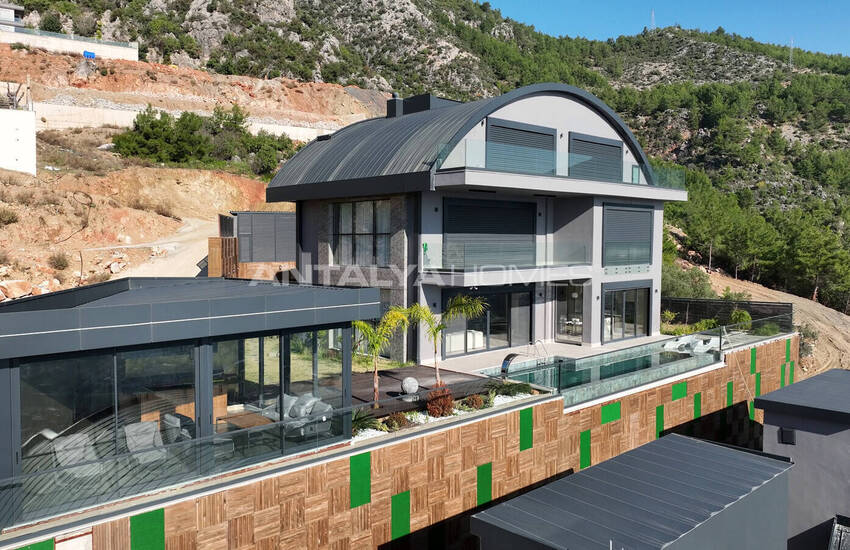 Panoramic Sea View Smart Villas in Alanya Tepe 3