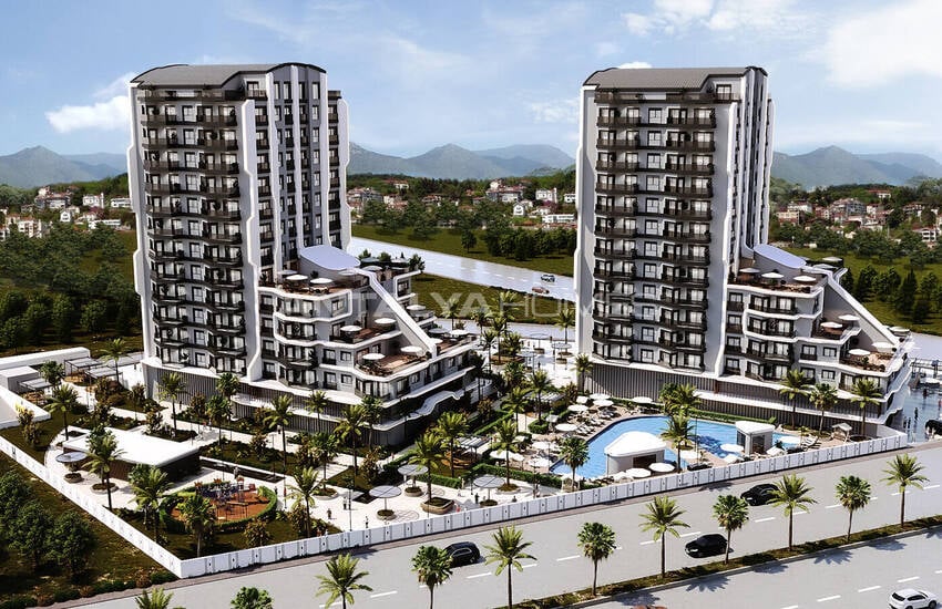 Snygga Fastigheter I Ett Komplex Med Pool I Kepez Antalya 1