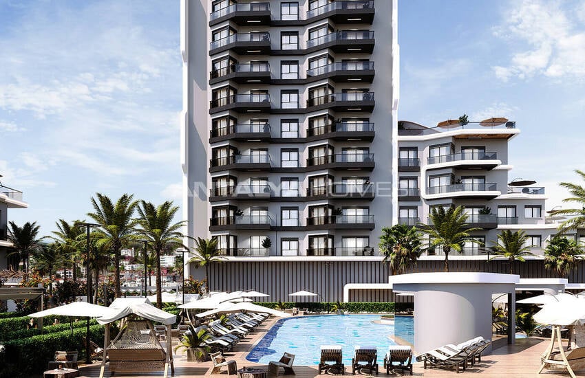 Snygga Fastigheter I Ett Komplex Med Pool I Kepez Antalya 9