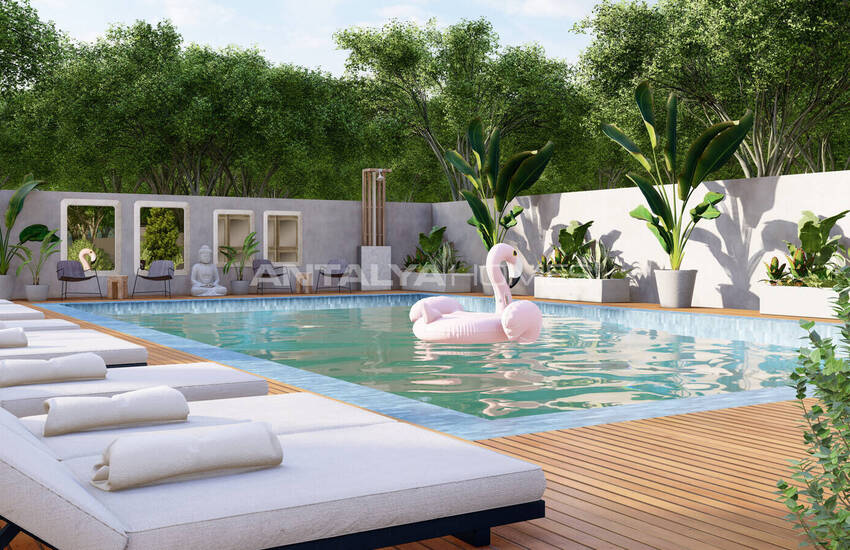 Mountain-view Flats in a Complex with Pool in Konyaalti Antalya 8